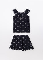 Conjunto Blusa e Saia Short Light