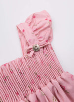 Macacão Algodão Mini Floral Lastex