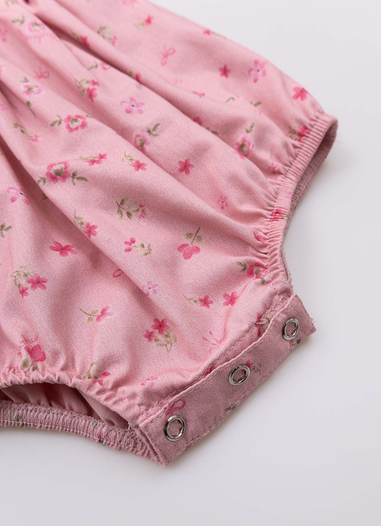 Macacão Algodão Mini Floral Lastex