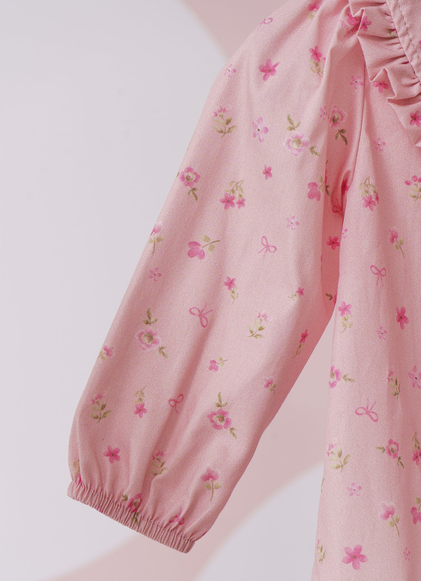 Camisa Algodão Estampada Gola Babadinho