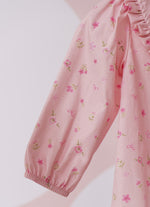 Camisa Algodão Estampada Gola Babadinho