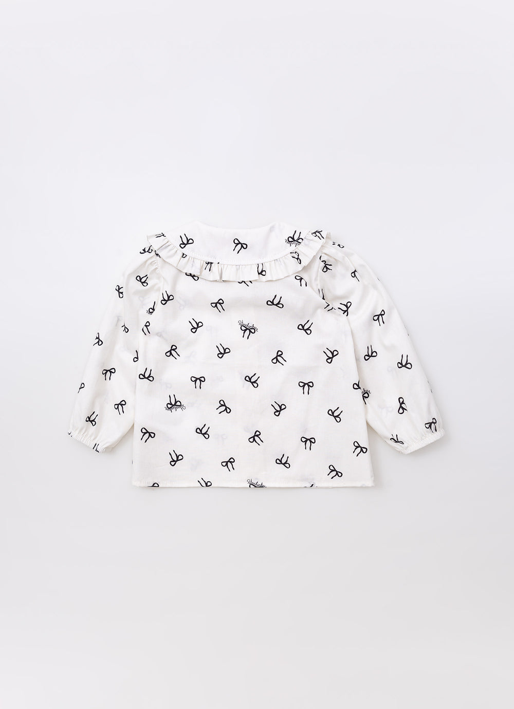 Camisa Algodão Estampada Gola Babadinho