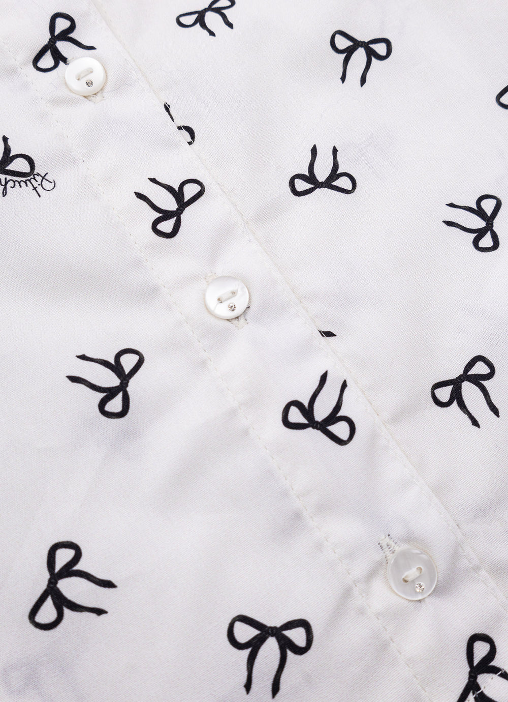 Camisa Algodão Estampada Gola Babadinho