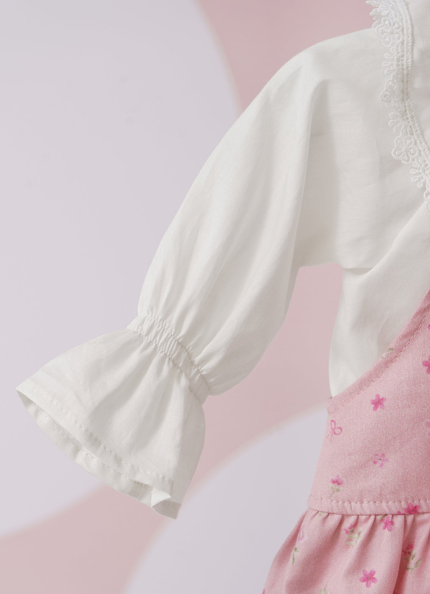 Camisa Algodão Golinha Renda
