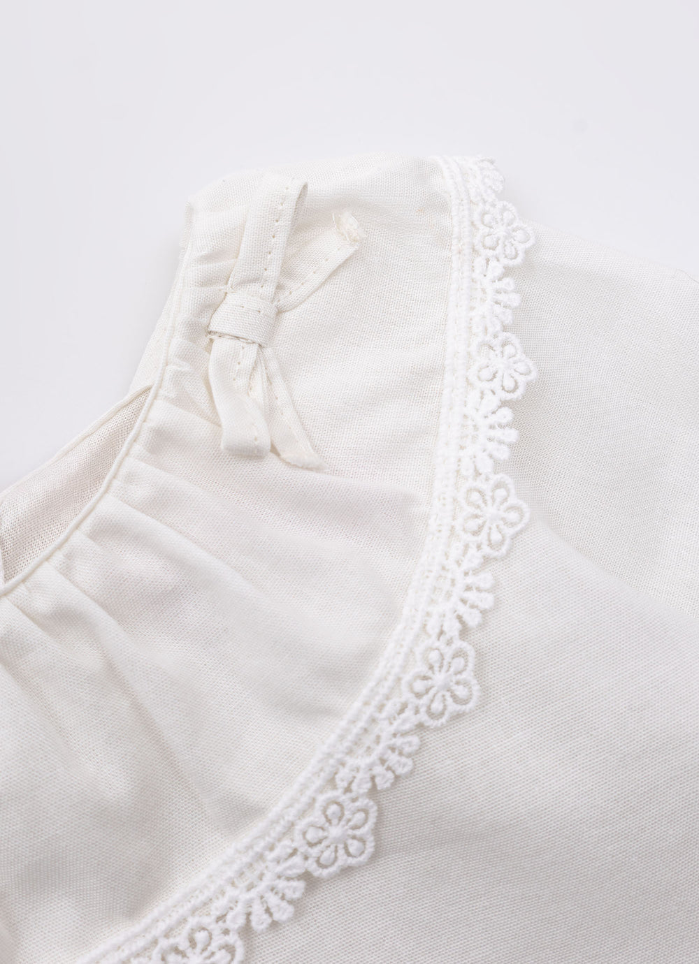 Camisa Algodão Golinha Renda