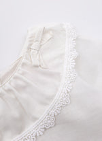 Camisa Algodão Golinha Renda