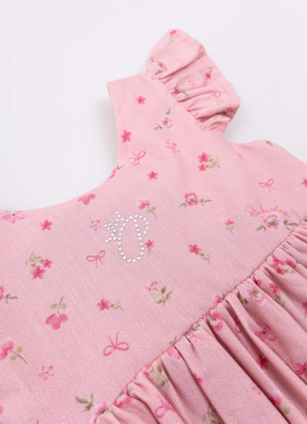 Vestido Algodão Estampado Mini Floral