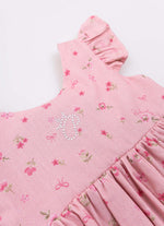 Vestido Algodão Estampado Mini Floral