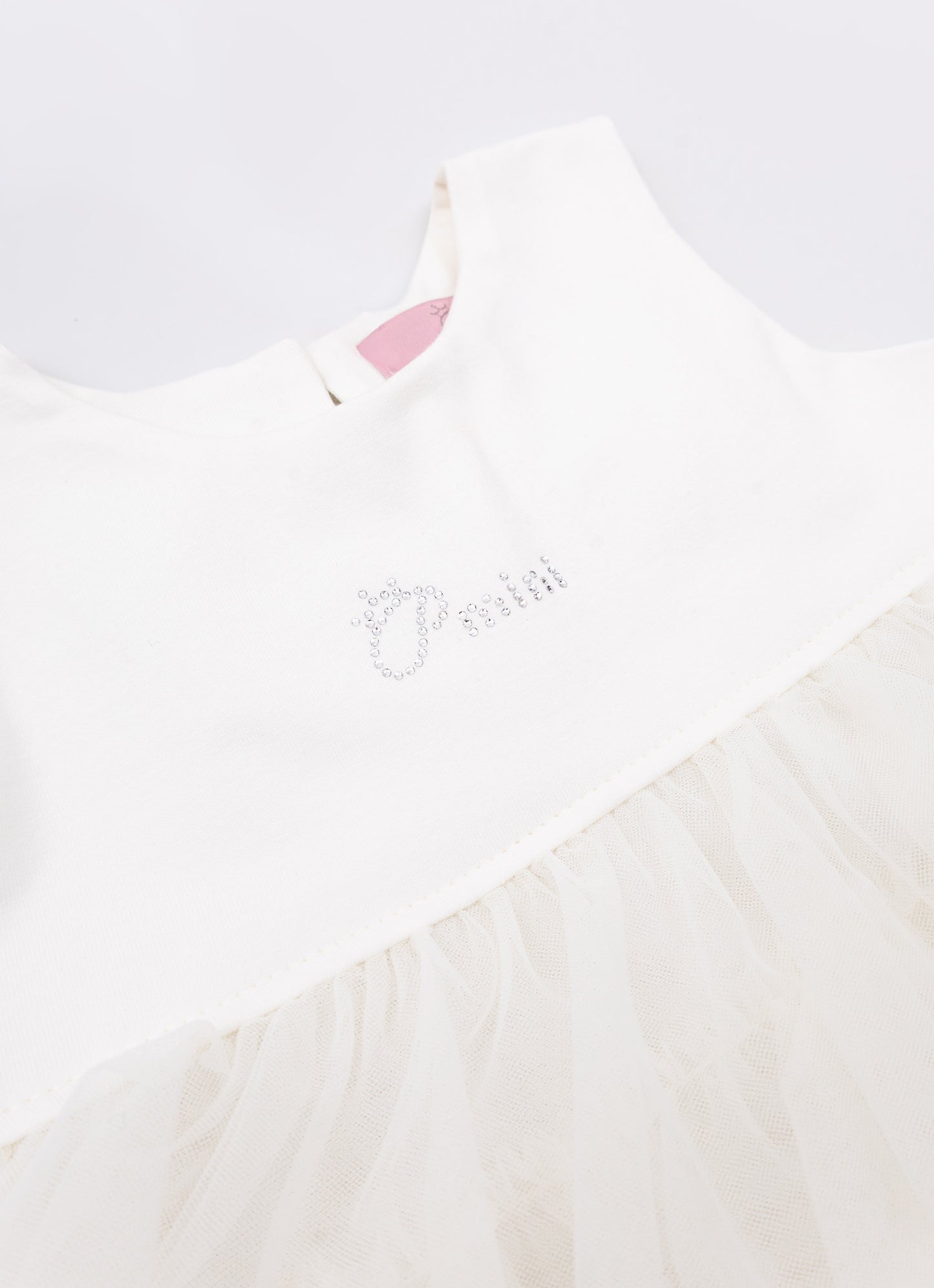 Vestido Cotton Babados Tule
