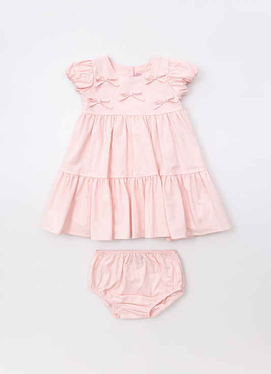Vestido Tricoline Multi Laços Vestido Tricoline Multi Laços