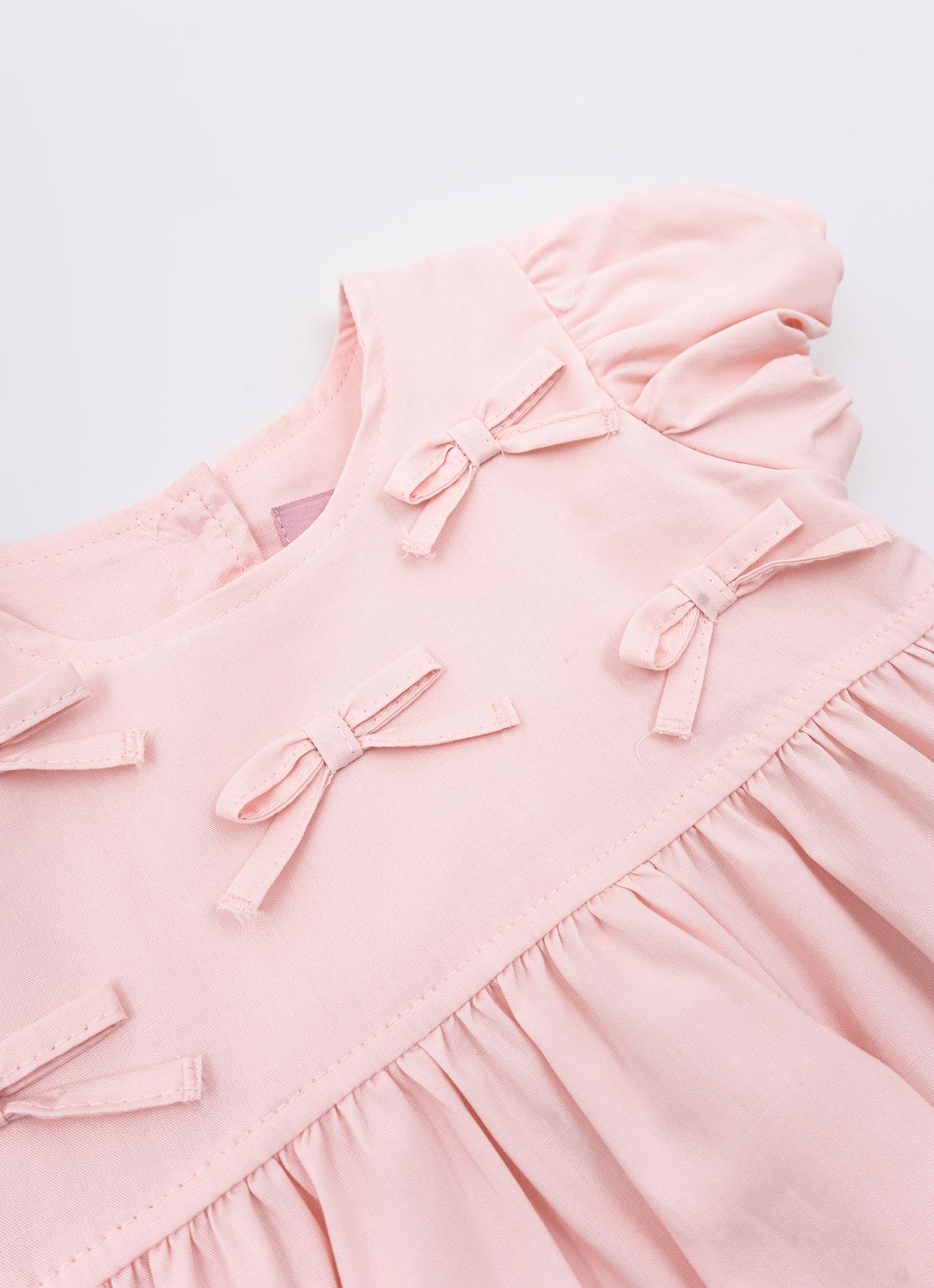 Vestido Tricoline Multi Laços