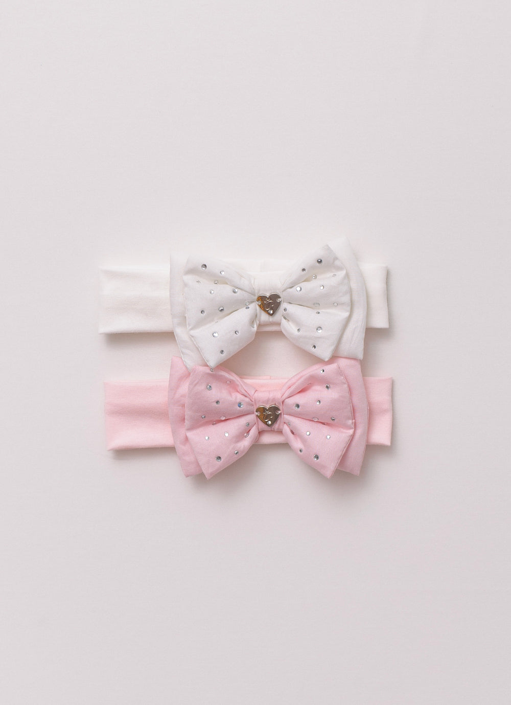 Faixa Laço Duplo Puffer Cristais