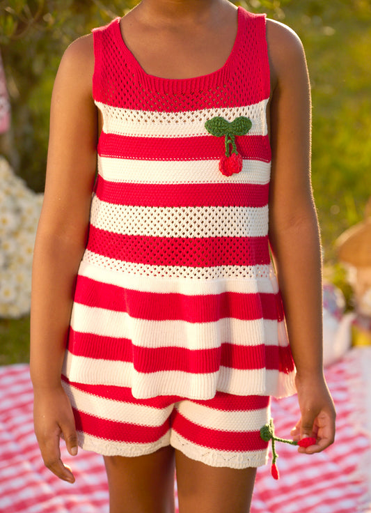 Short Tricot Cereja Resort Short Tricot Cereja Resort