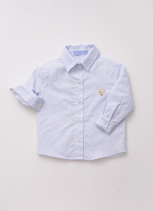 Camisa Algodão e Linho Listrada Camisa Algodão e Linho Listrada