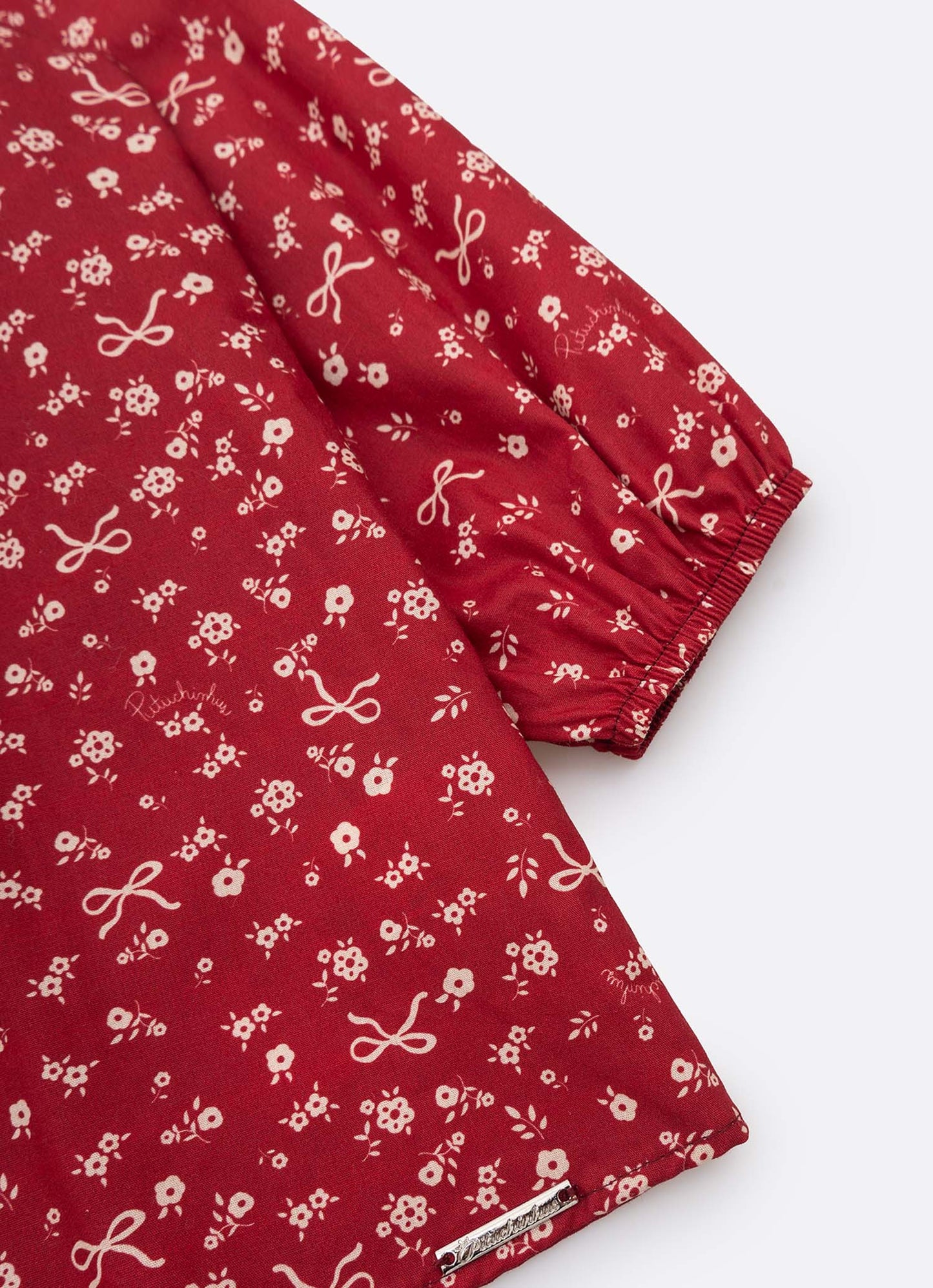 Blusa Algodão Mini Flores Gola