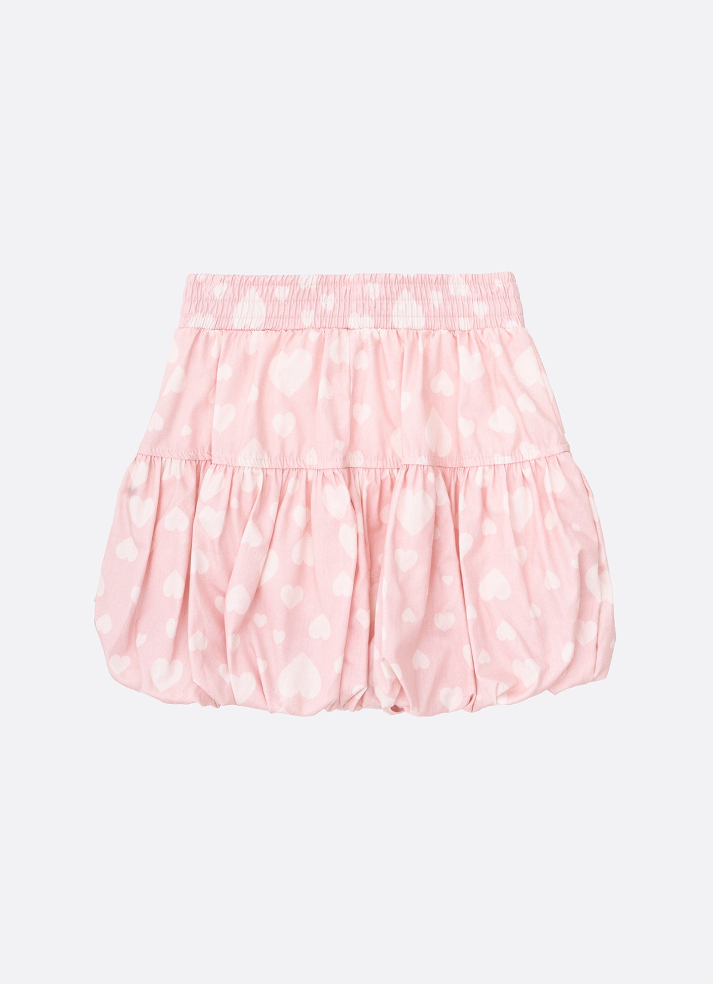Saia Short Balonê Estampa Corações