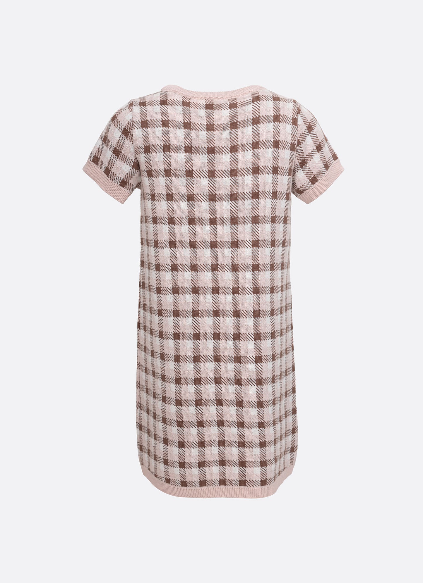 Vestido Tricot Xadrez Ursinha Cristal