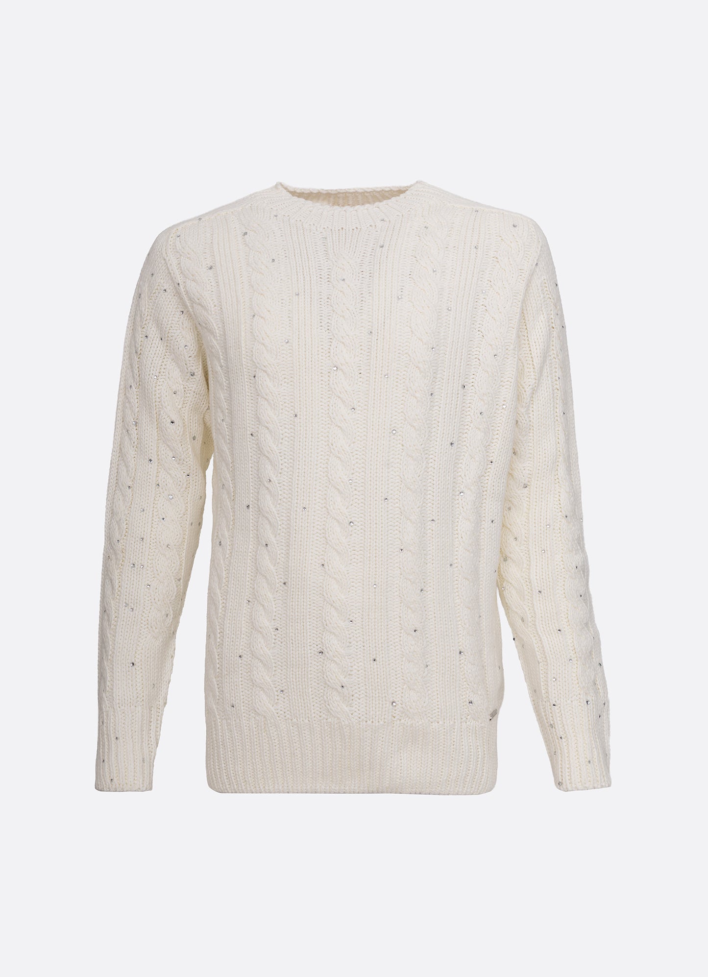 Blusa Tricot Sem Costura Tranças Cristal