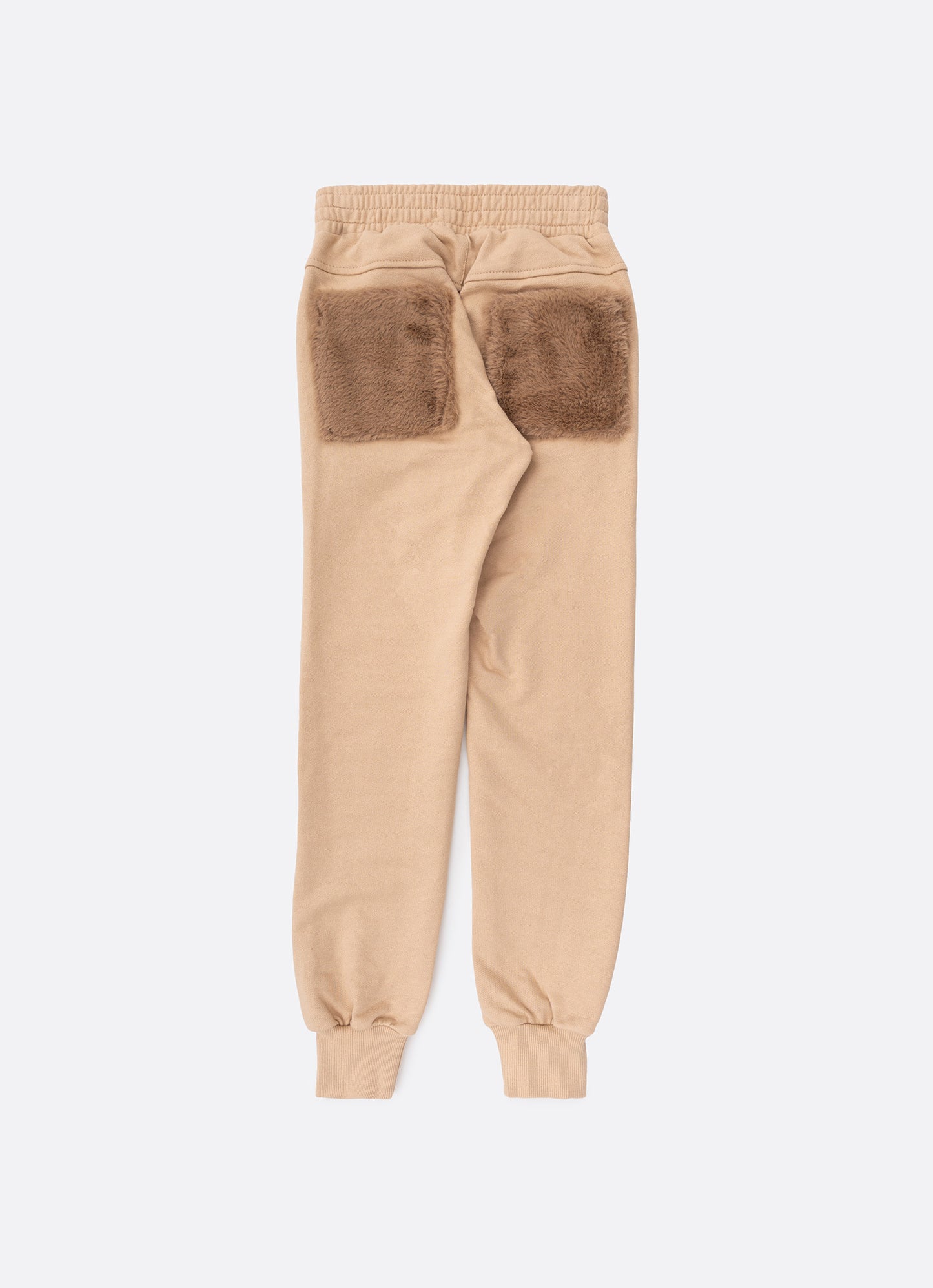 Calça Moletom Bolsos Pele