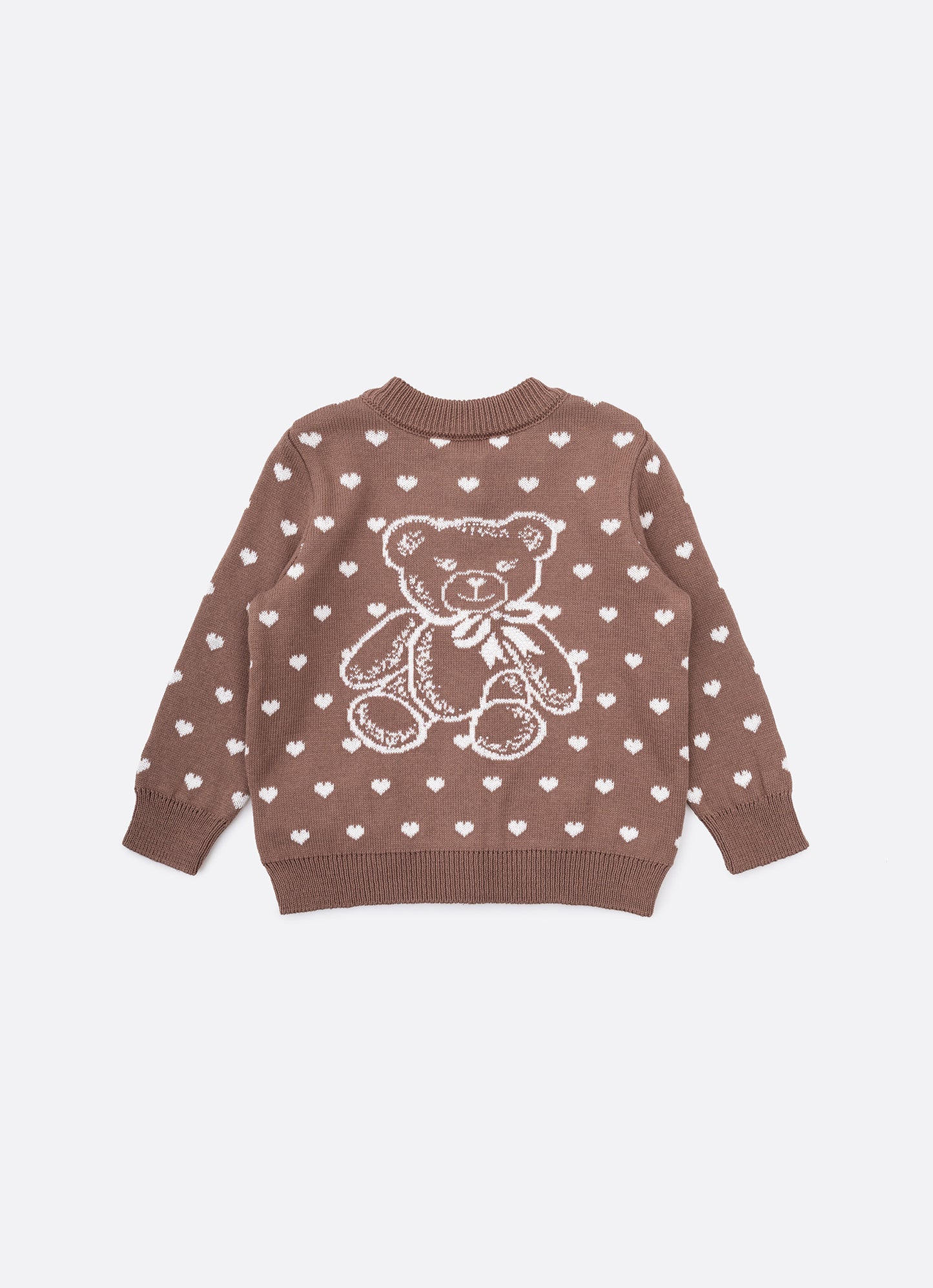 Casaqueto Tricot Poá Corações