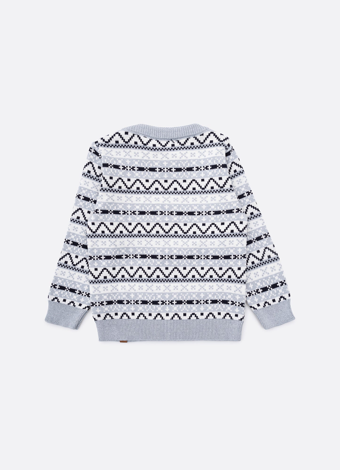 Blusa Tricot Jacquard Listrado For Boys