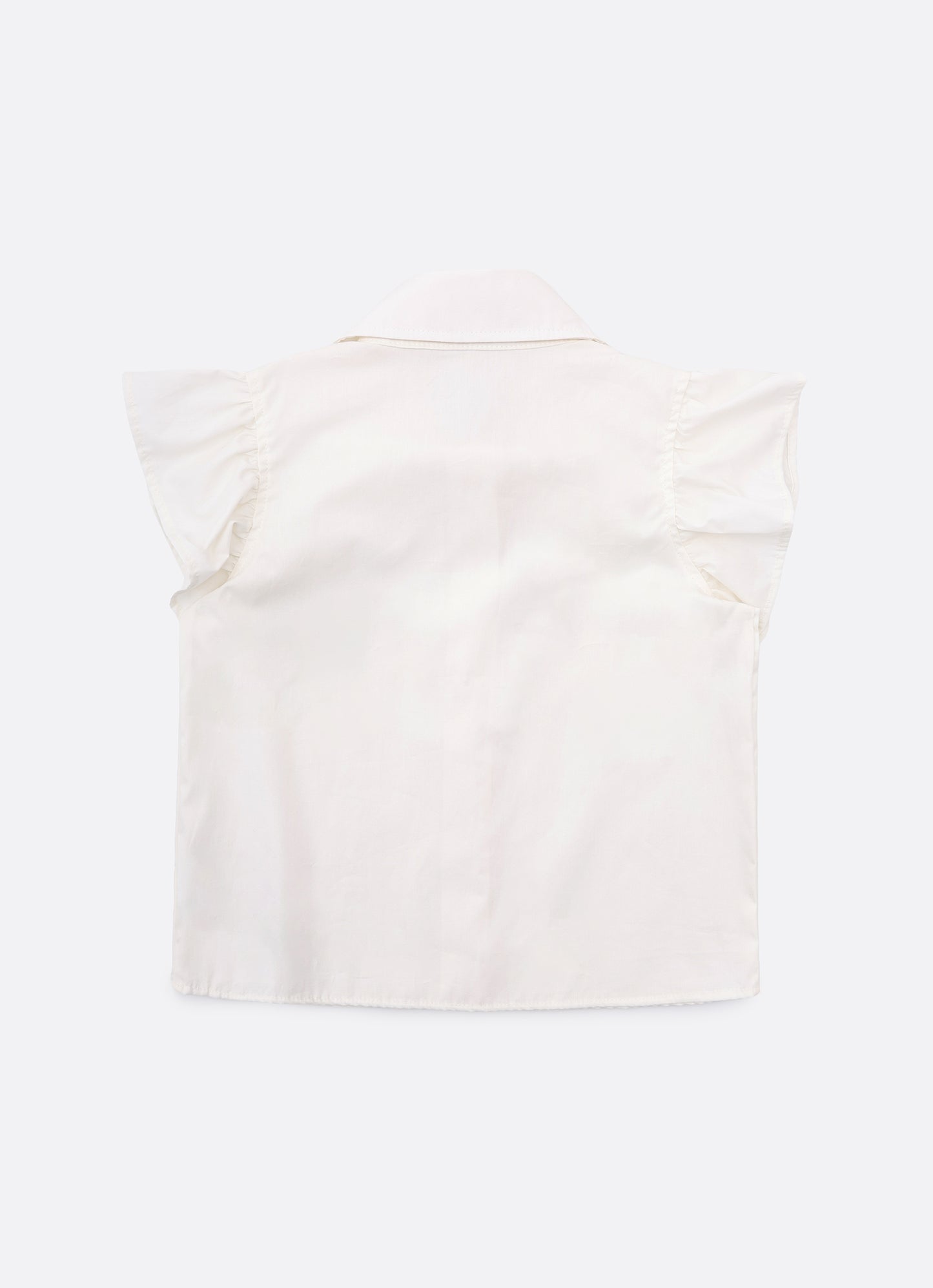 Camisa Tricoline Lacinhos Bordados