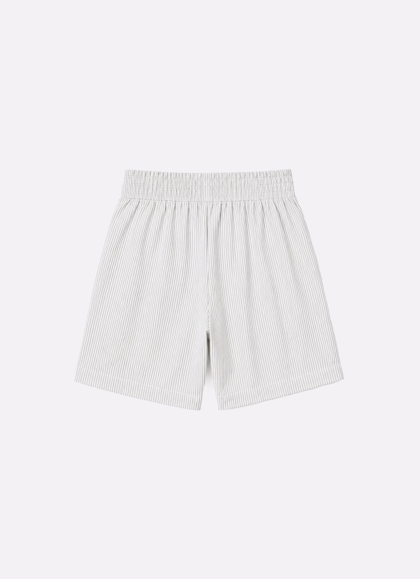 Short Algodão Listrado Bolsos Babadinho