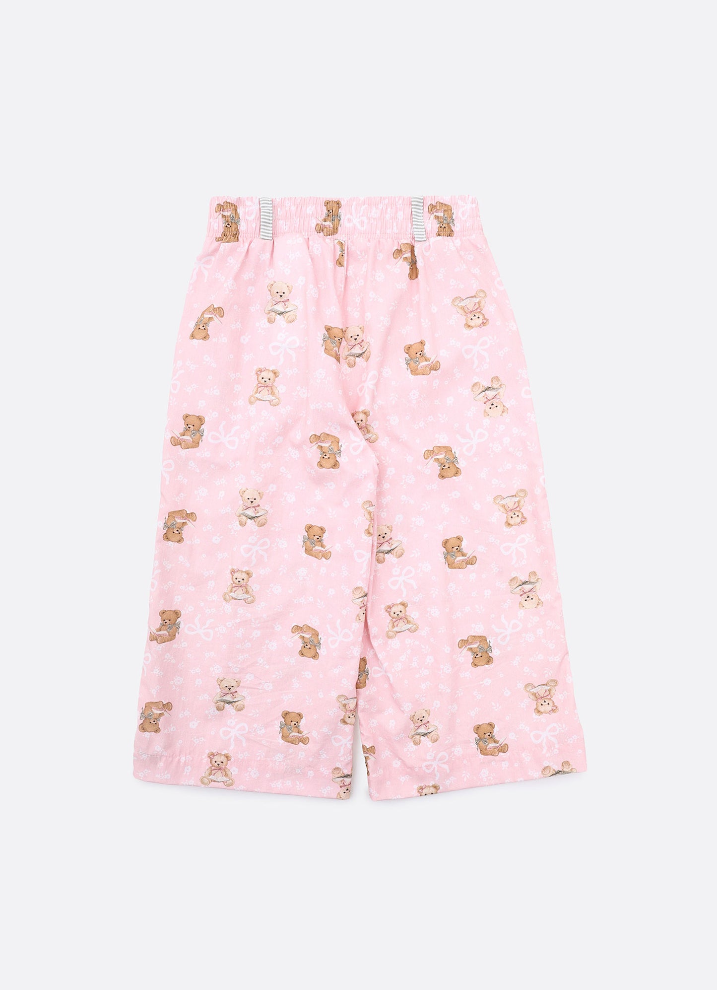 Calça Pantacourt Algodão Estampa Ursinhas