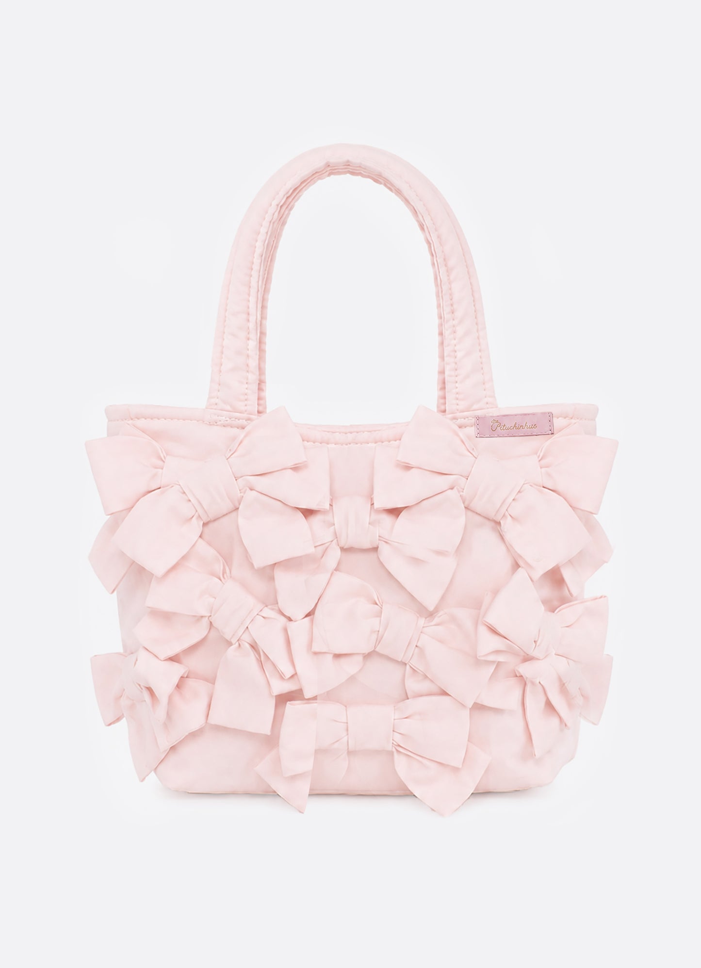 Bolsa Puffer Multi Laços Algodão Bordado