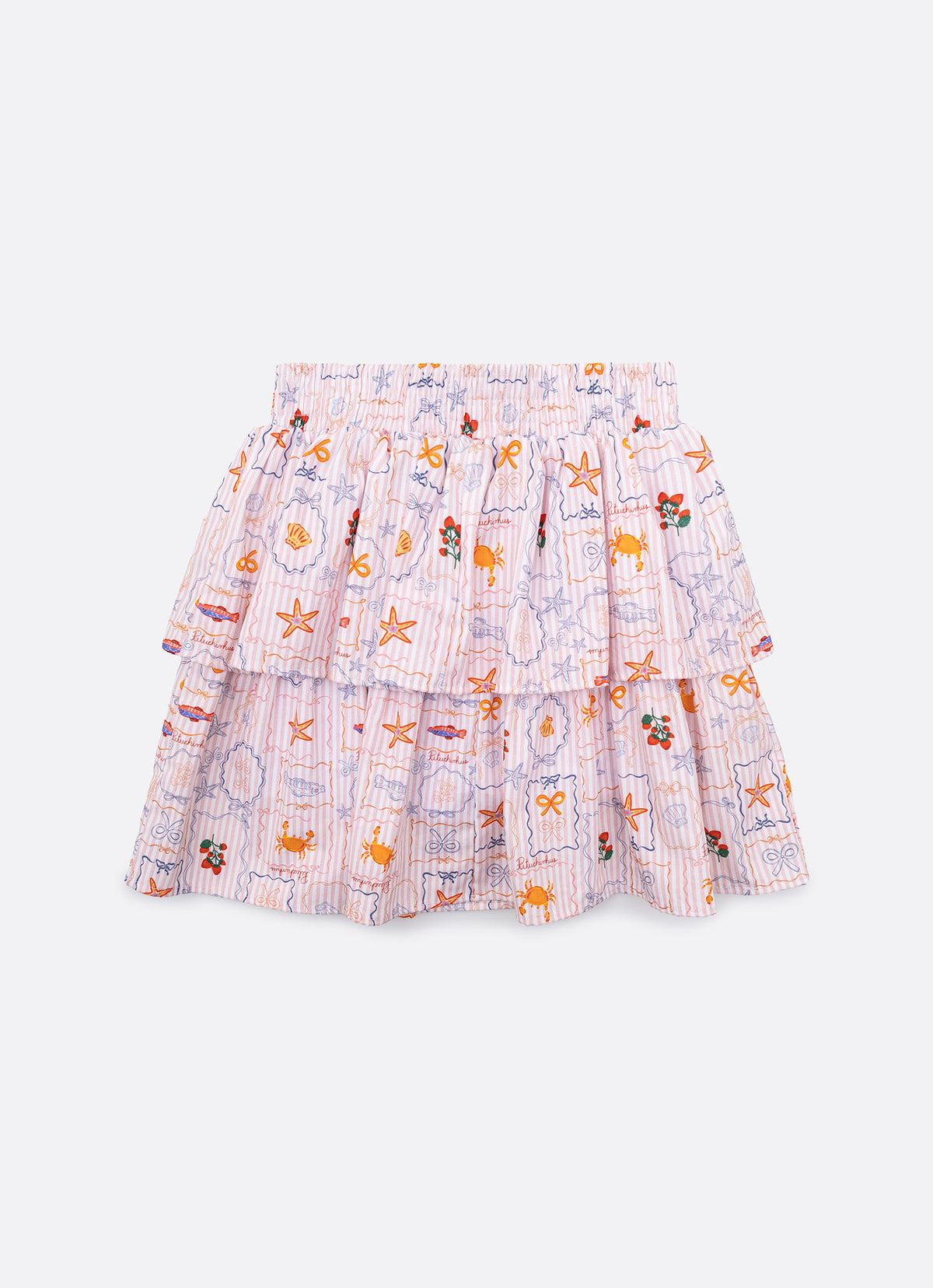 Saia Short Algodão Estampada
