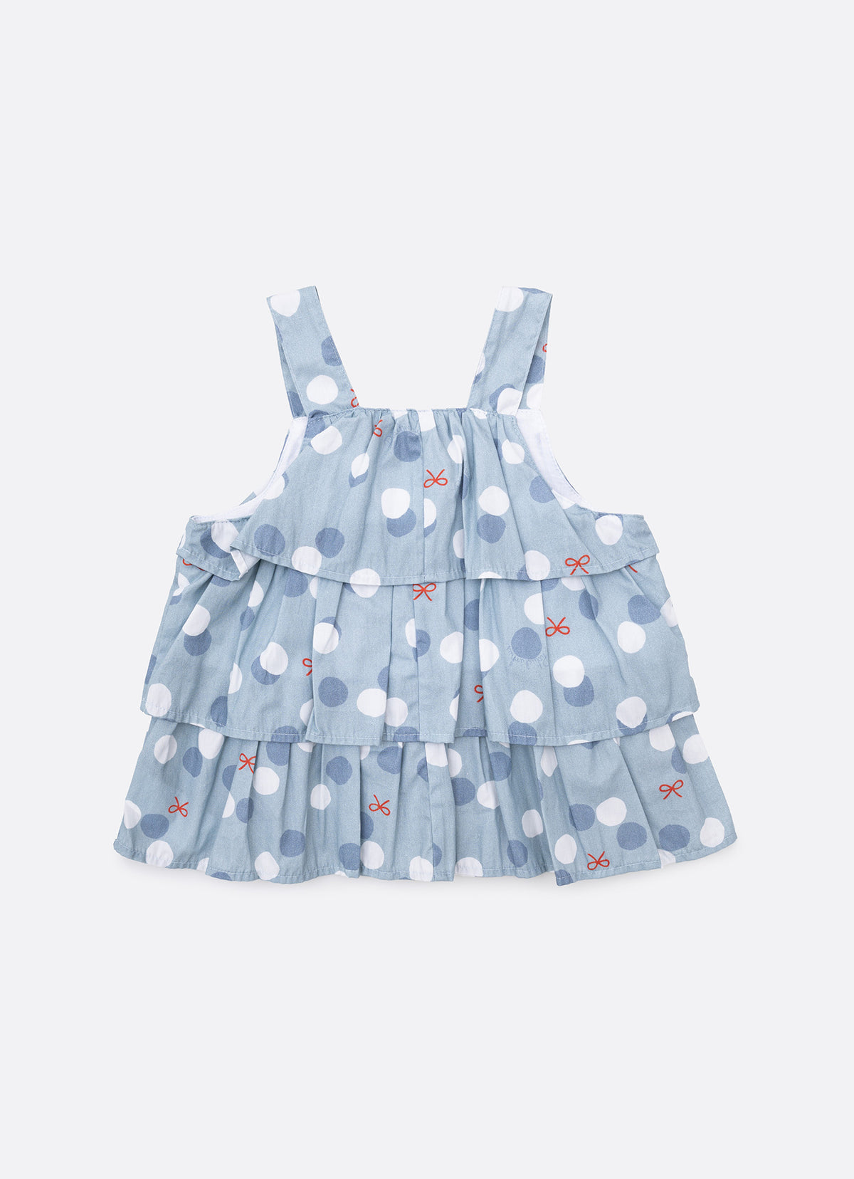Blusa Algodão Poá Babados