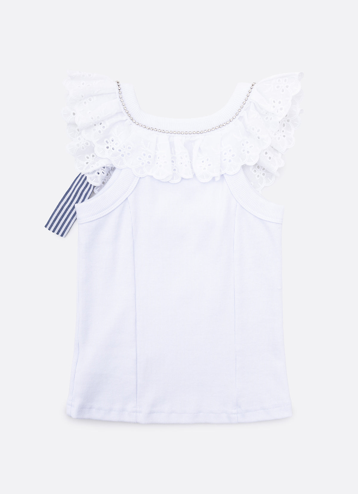 Blusa Ribana Babado Broderi
