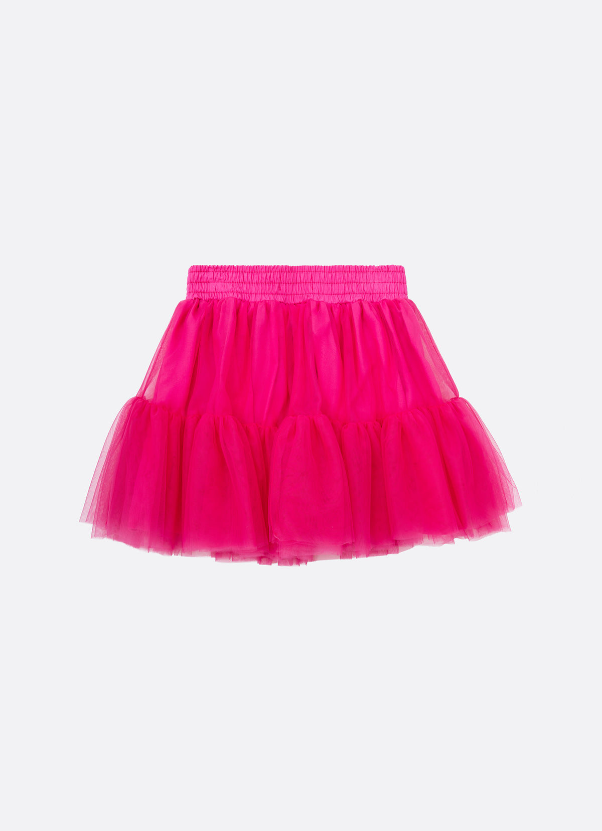 Saia Short Tule Babado