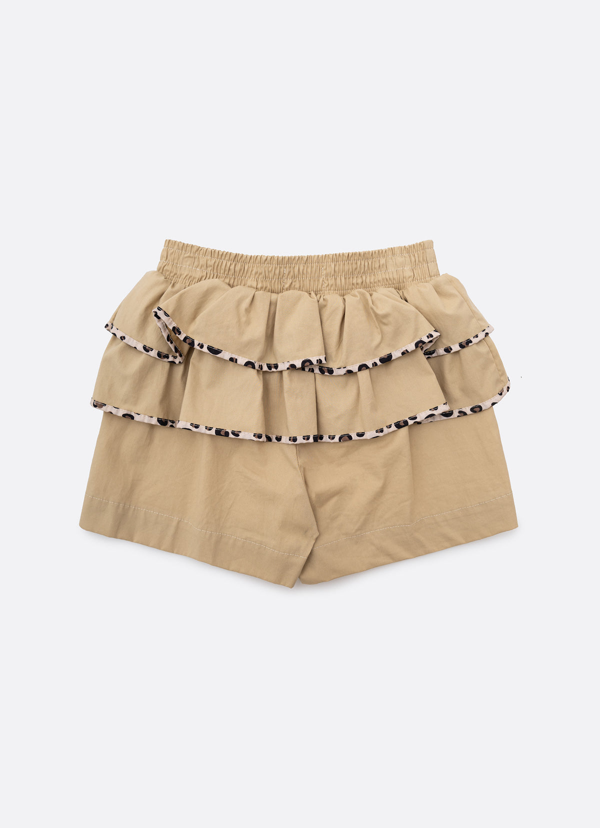 Short Tricoline Babados Debrum
