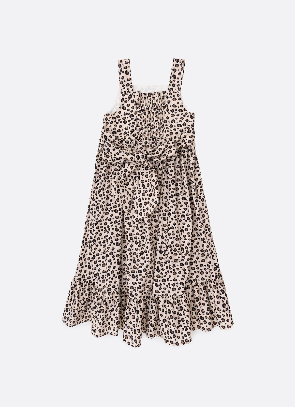Vestido Algodão Oncinha Flores Crochê