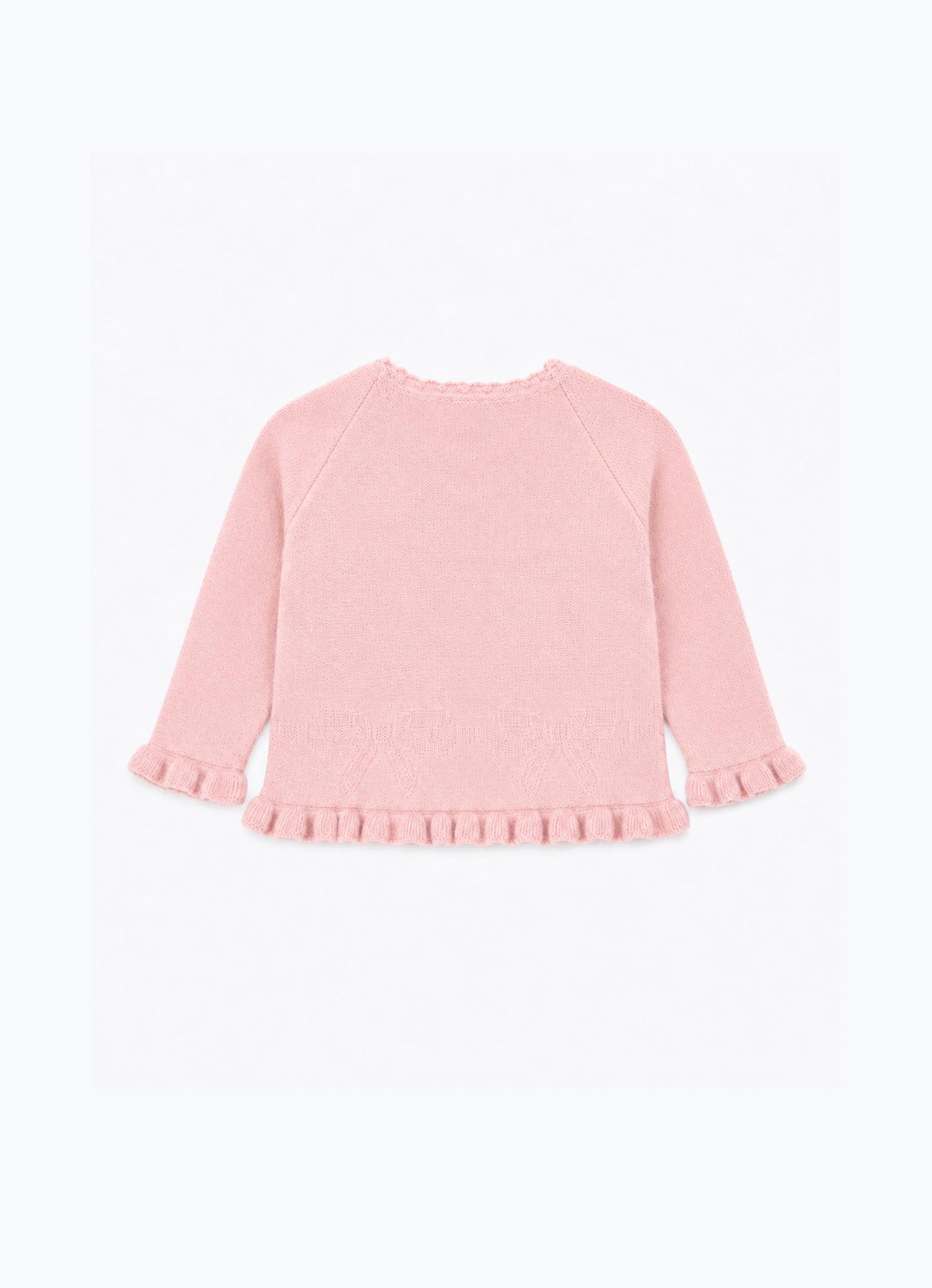Casaqueto Tricot Laço Babadinhos Pmini