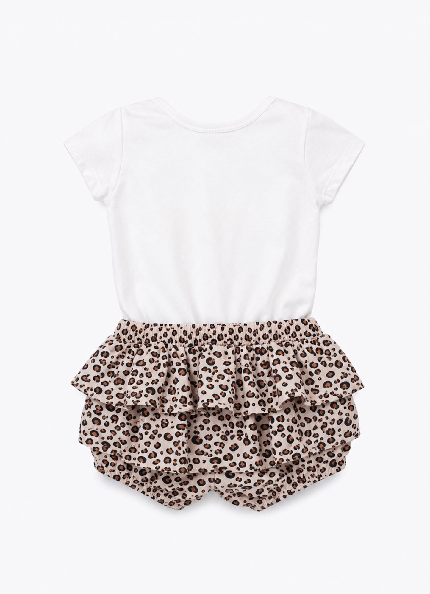 Conjunto Body e Short Saia Algodão Pmini