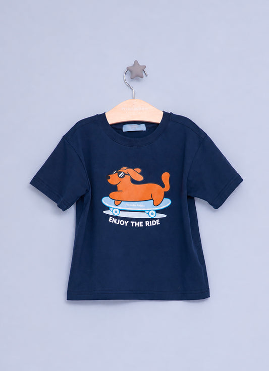Camiseta Meia Malha Cachorro For Boys Camiseta Meia Malha Cachorro For Boys