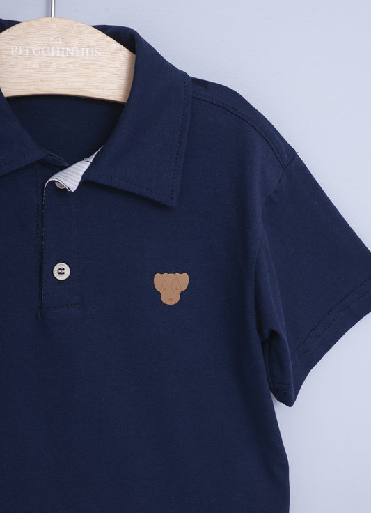 Camiseta Meia Malha Gola Polo For Boys Camiseta Meia Malha Gola Polo For Boys