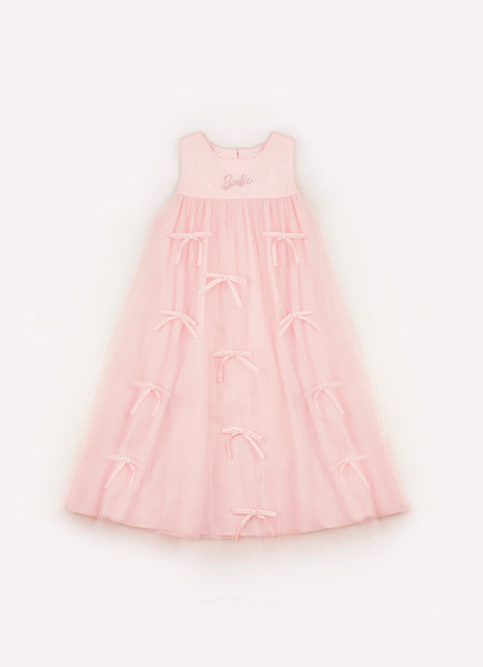 Vestido Tule Mini Lacinhos Barbie Vestido Tule Mini Lacinhos Barbie