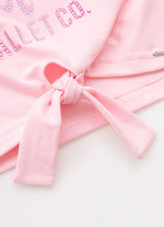 Blusa Cotton Mangas de Tule Barbie