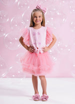 Saia Short Frufru Barbie Bailarina