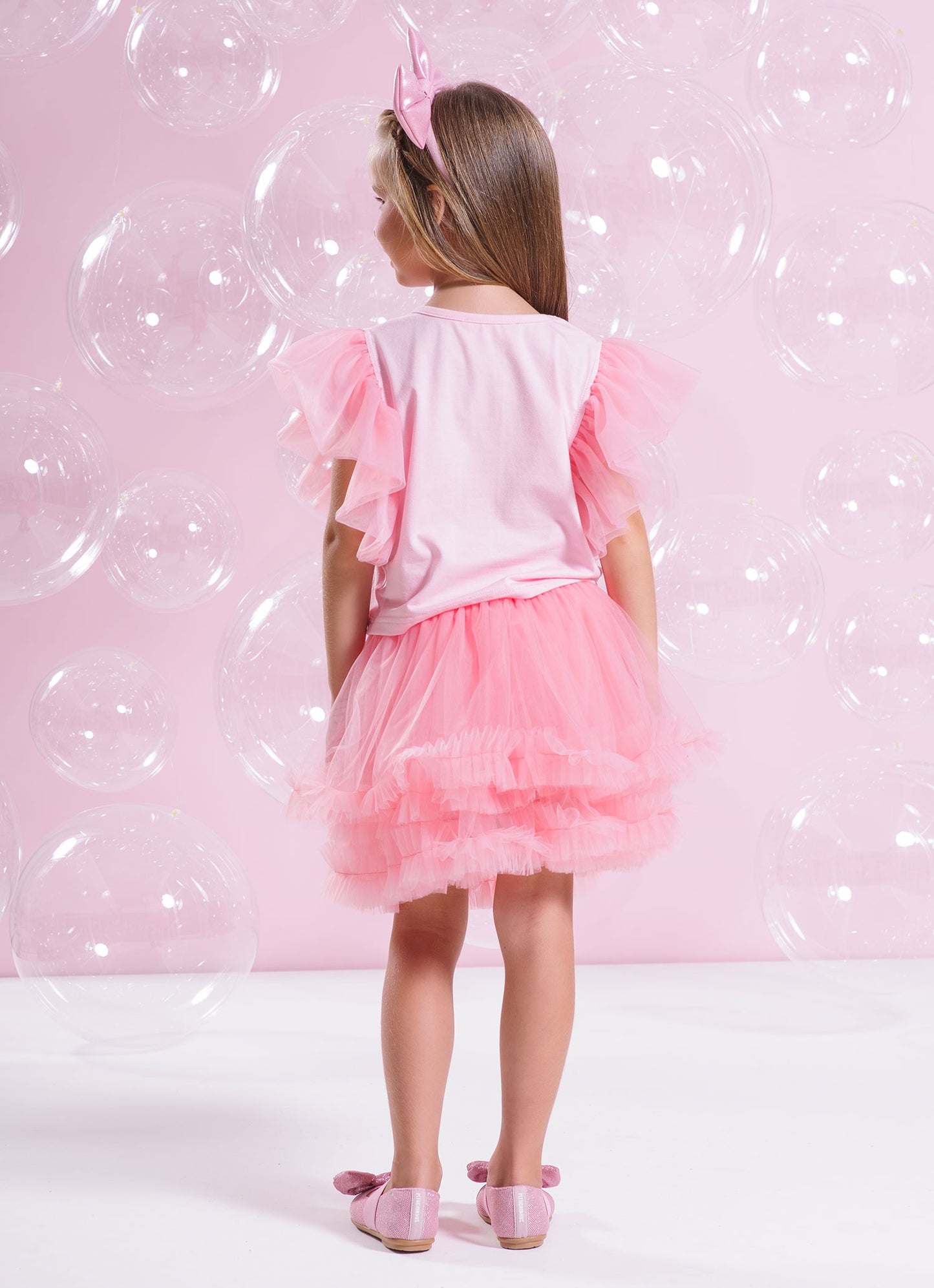 Saia Short Frufru Barbie Bailarina