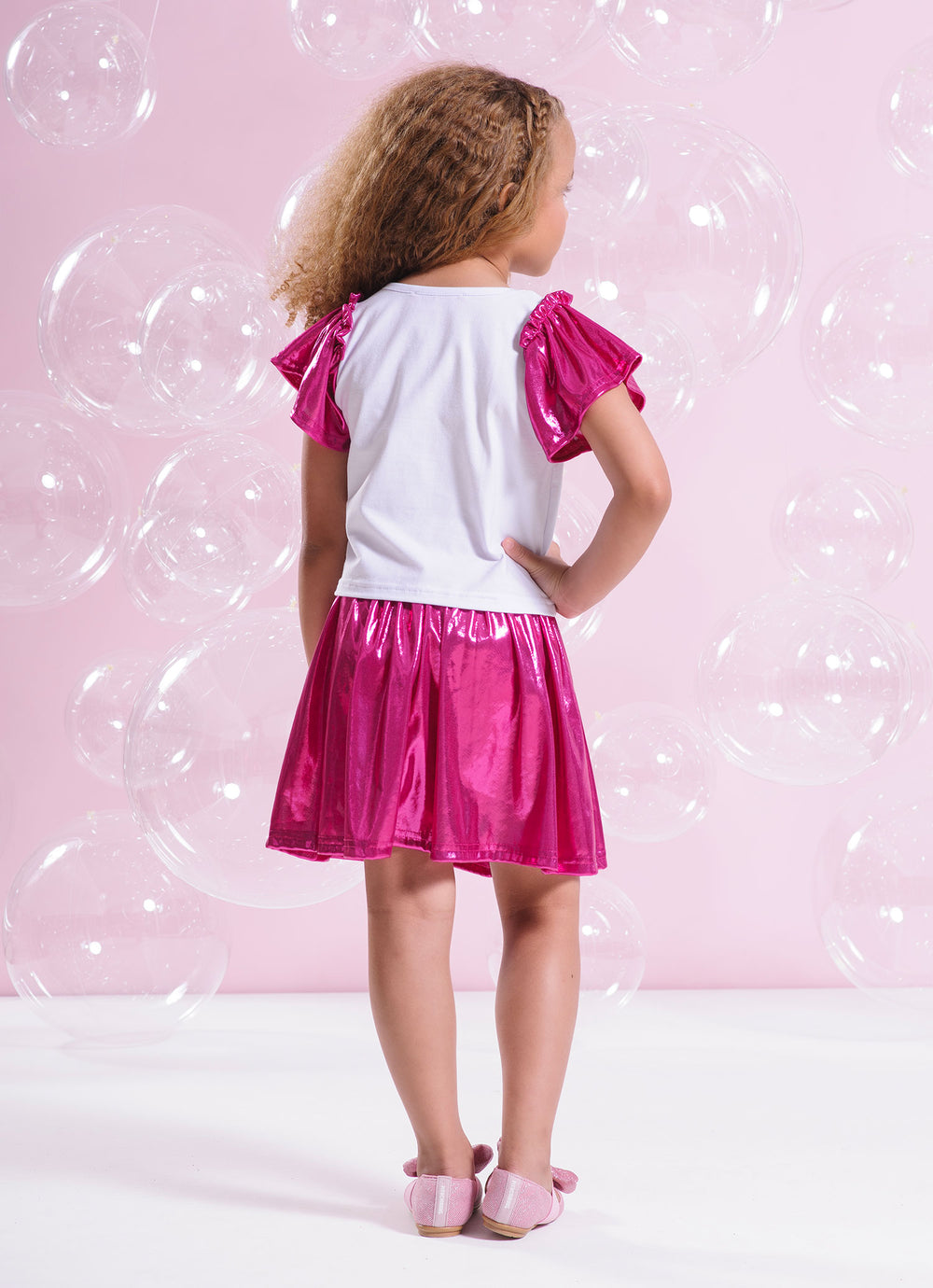 Blusa Cotton Coração Barbie