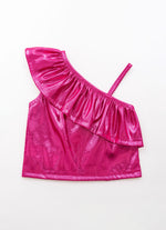 Blusa Cropped Malha Shine Barbie