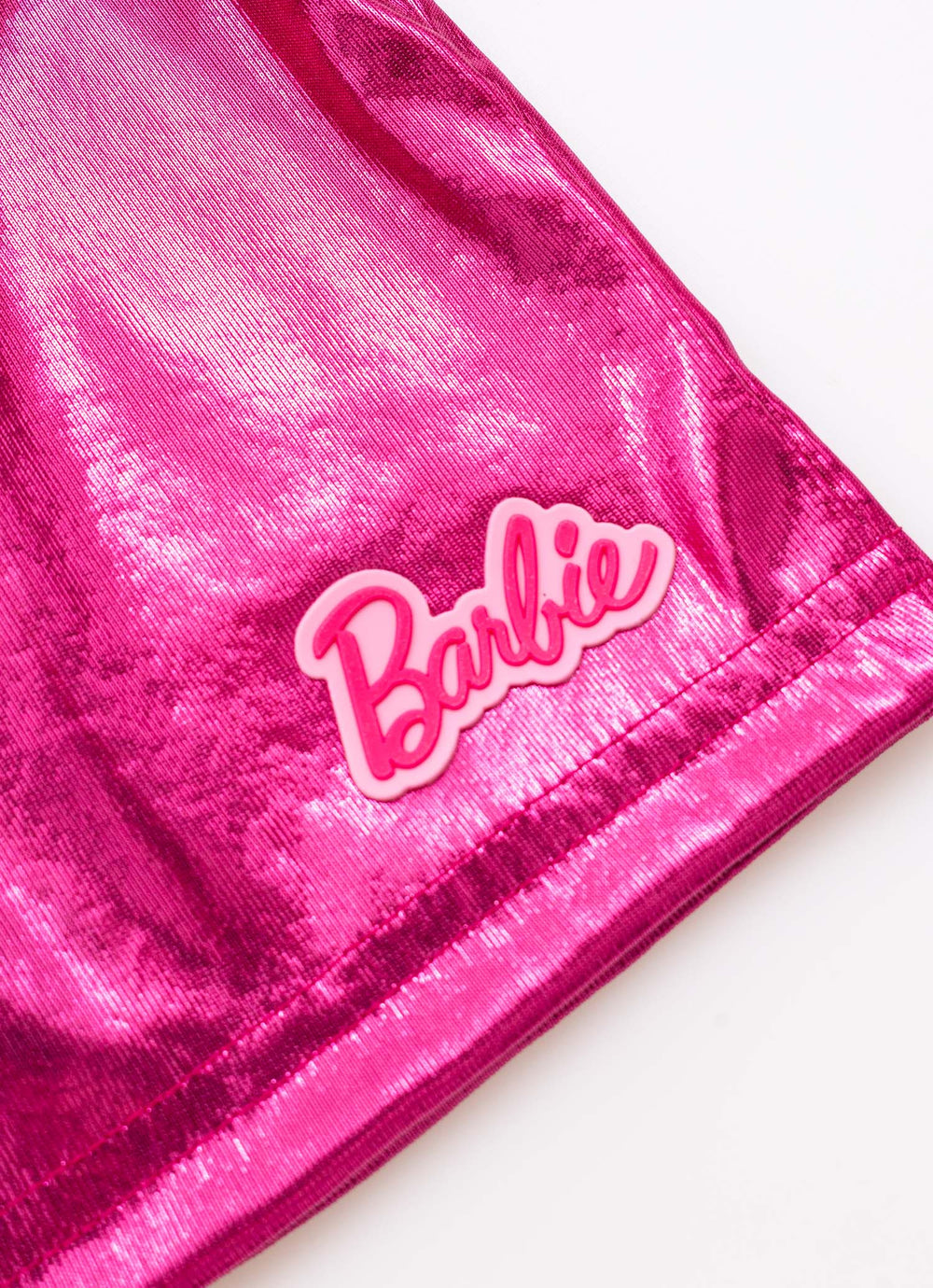 Blusa Cropped Malha Shine Barbie