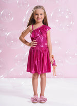 Saia Short Malha Shine Barbie