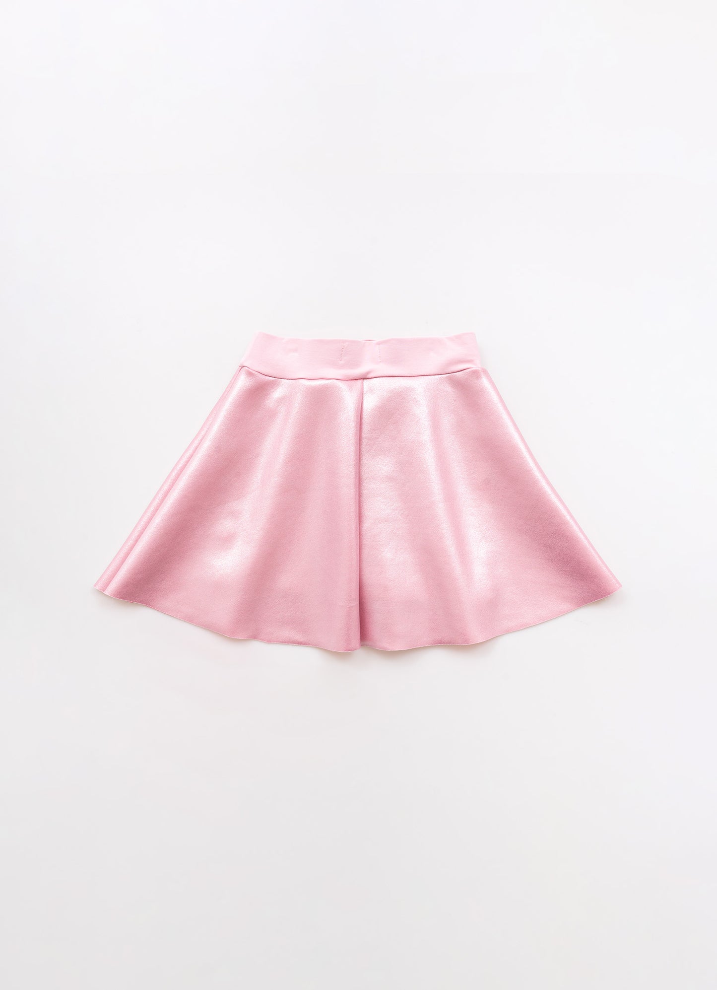 Saia Short Malha Brilho Barbie