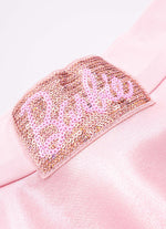 Saia Short Malha Brilho Barbie