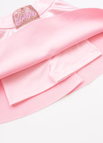 Saia Short Malha Brilho Barbie